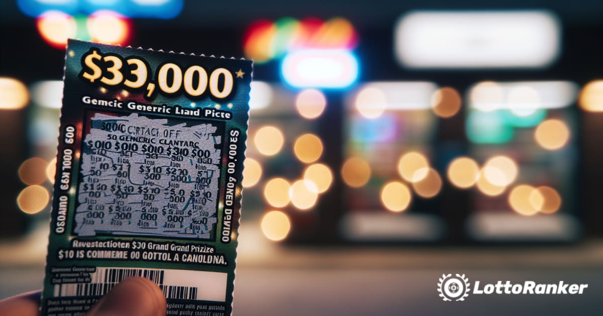 Da raspadinha ao jackpot: a vitória de US$ 300.000 de uma mulher da Carolina do Sul